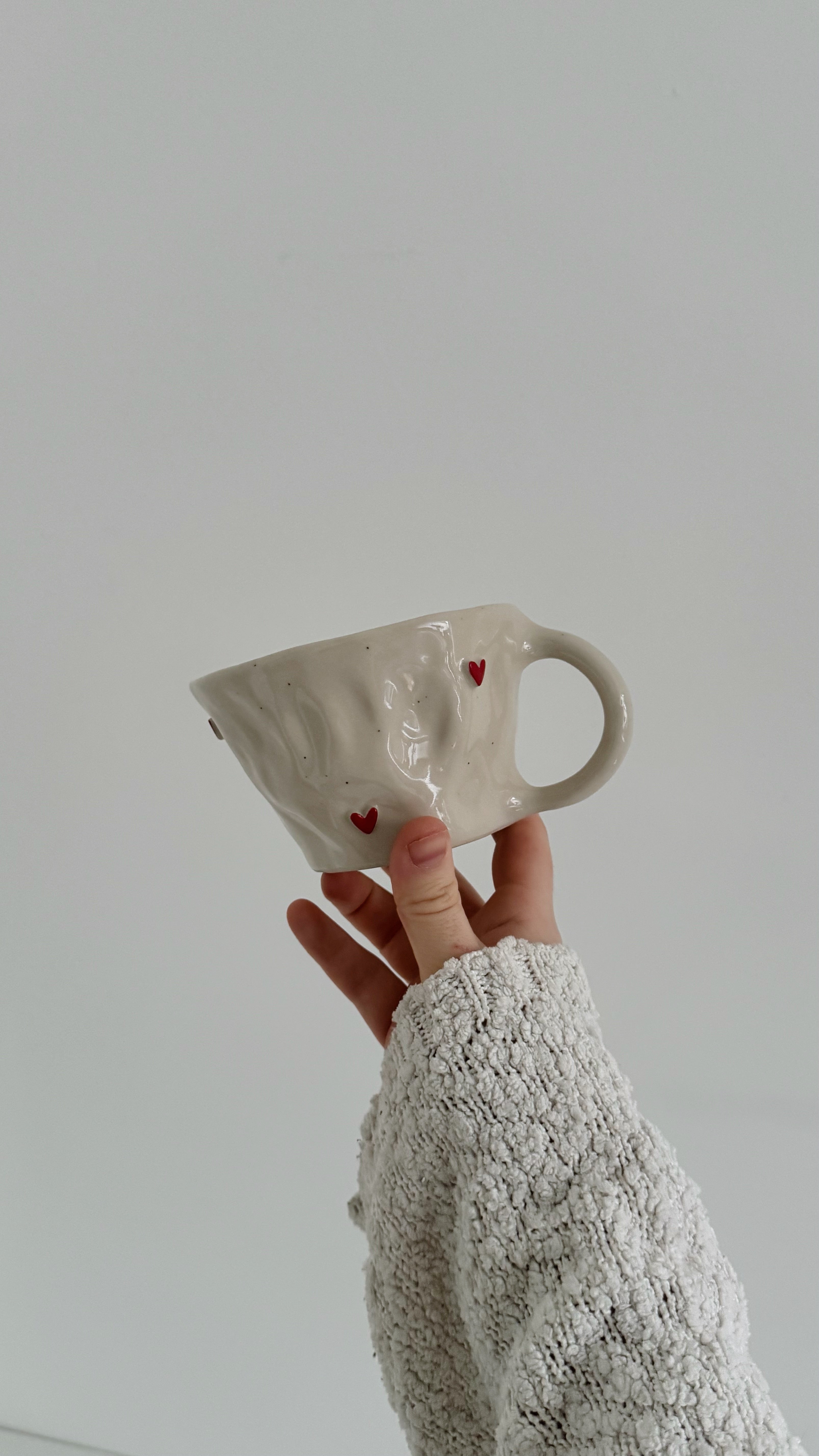 Red Heart Mug