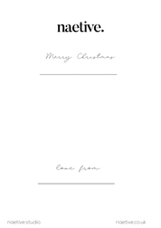 Naetive Christmas Cards (downloadable)