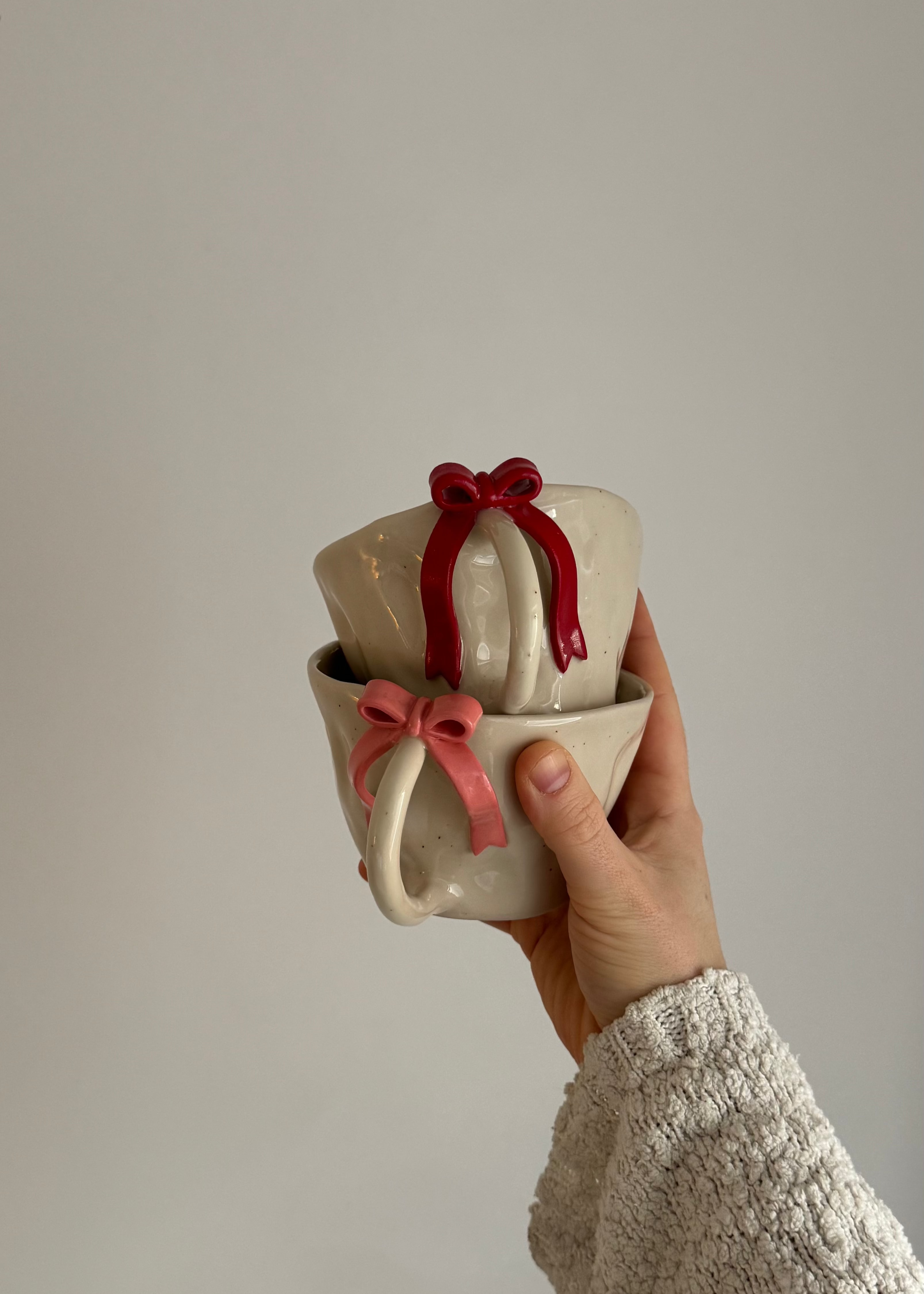 Red Bow Mug