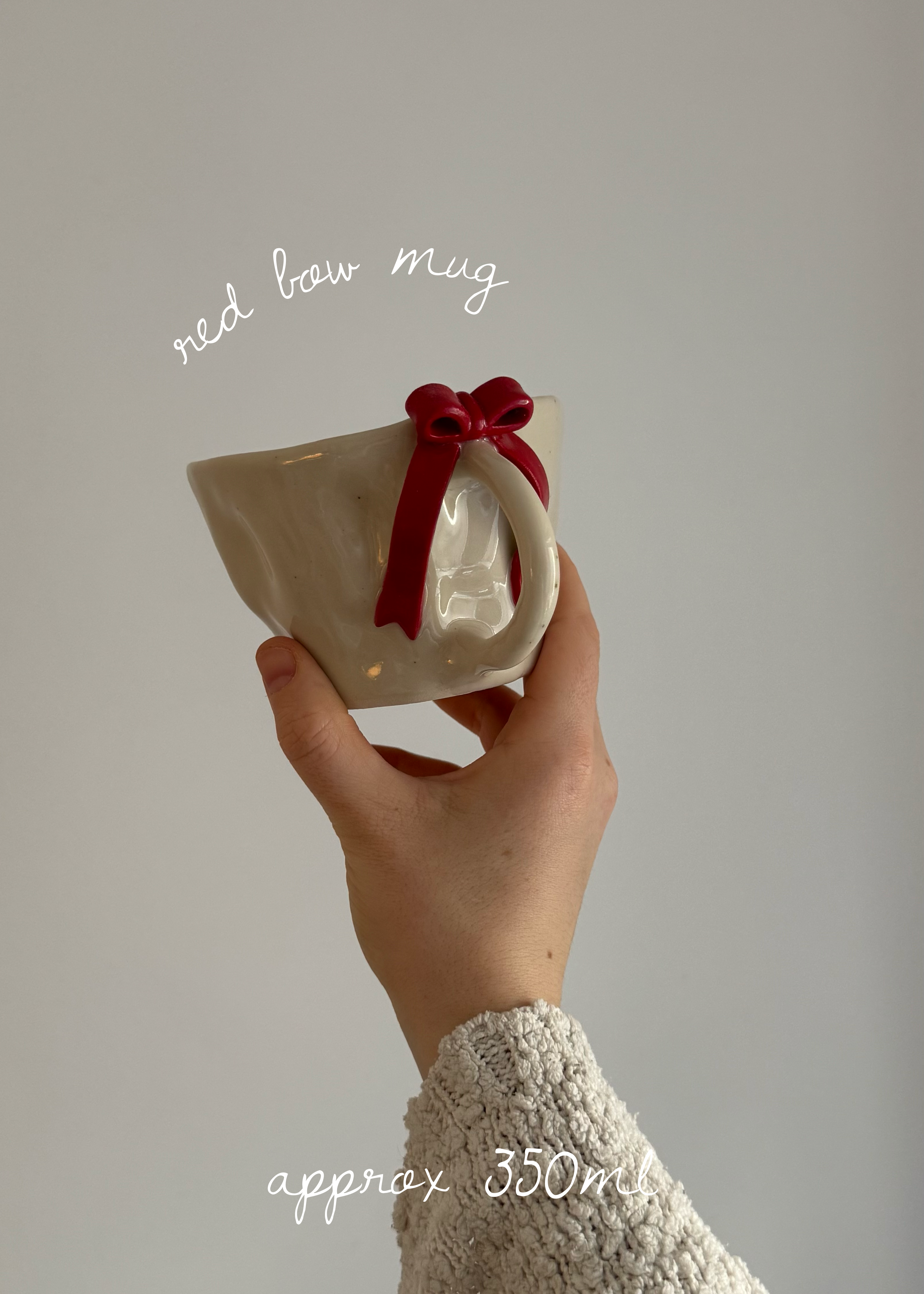 Red Bow Mug